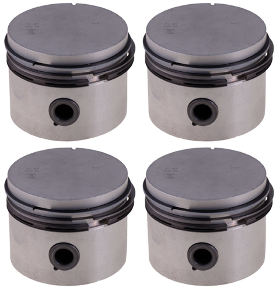 Kolvsats (4 st) med ringar till Volvo B19, B20, B30 1974- 0,030"
