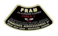 Dekal oljefilter till Volvo B4B "Fram" — bild 1 av 2