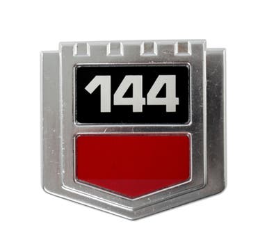 Emblem "144" till Volvo 144 1973-74, B20B
