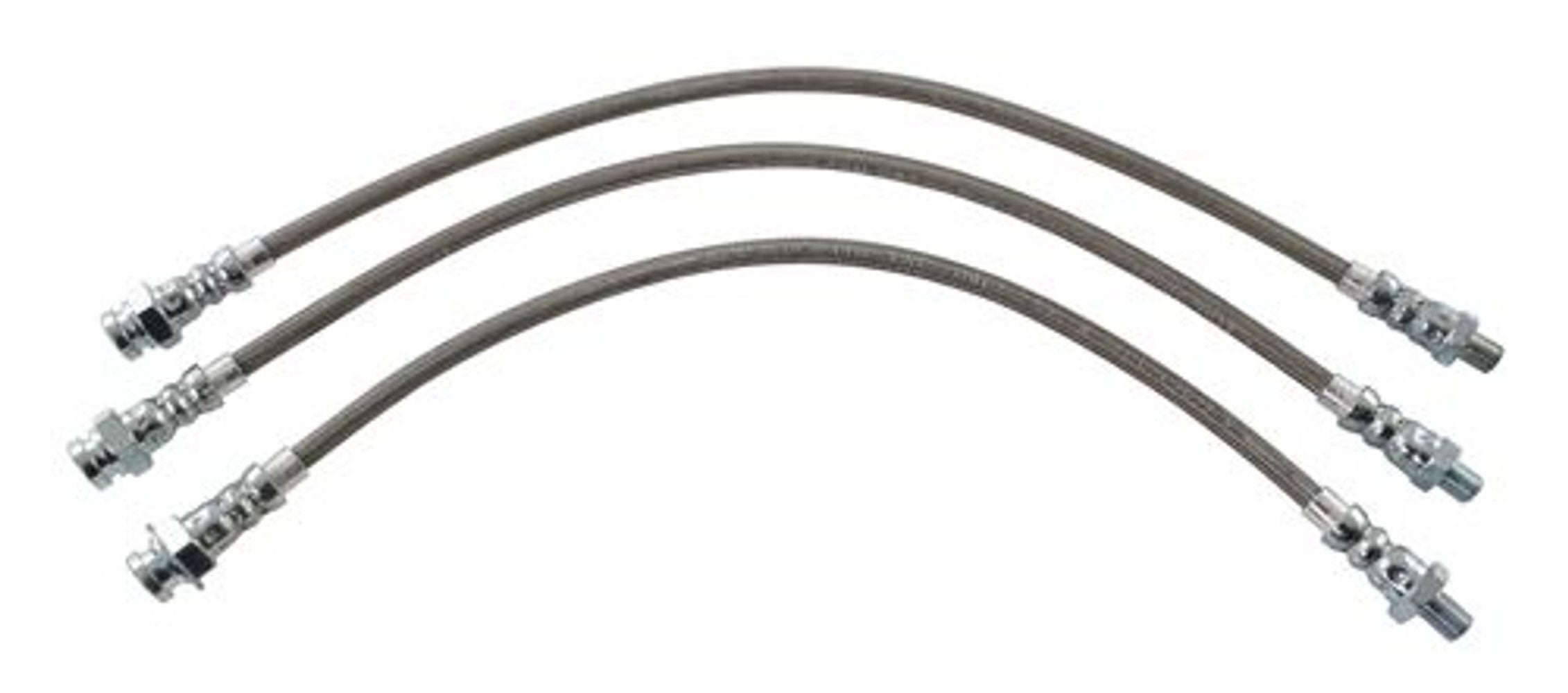 Bromsslangssats till Volvo Amazon B16, B18-, metallomspunna
