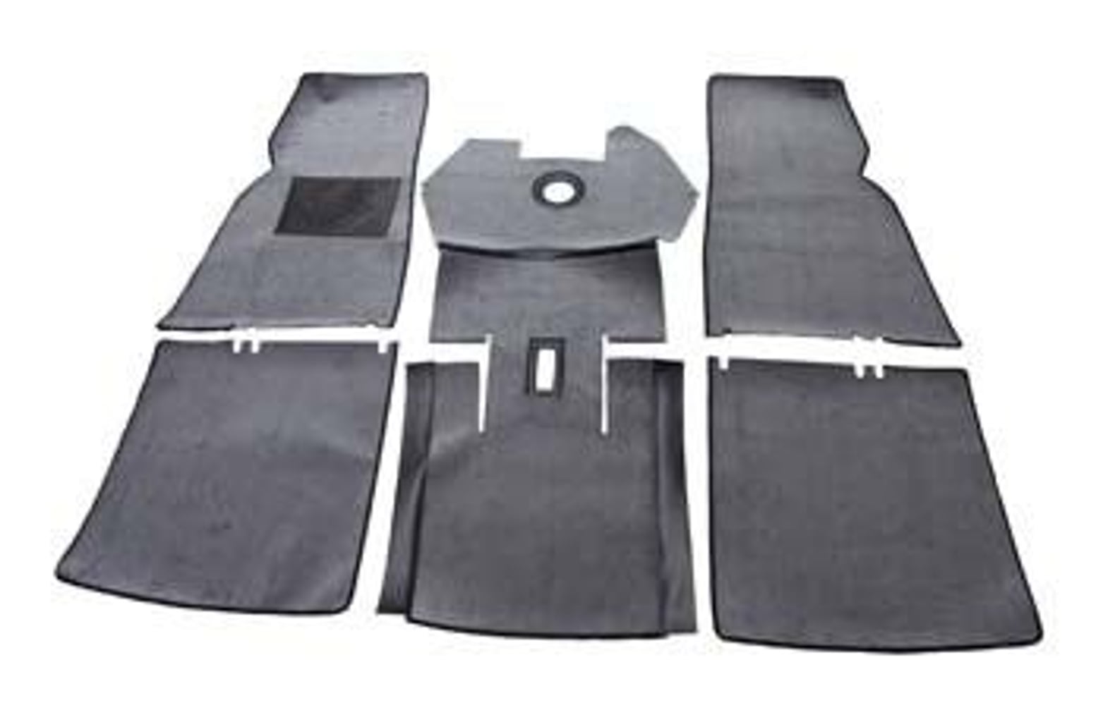 Mattsats till Volvo PV544, grå textil