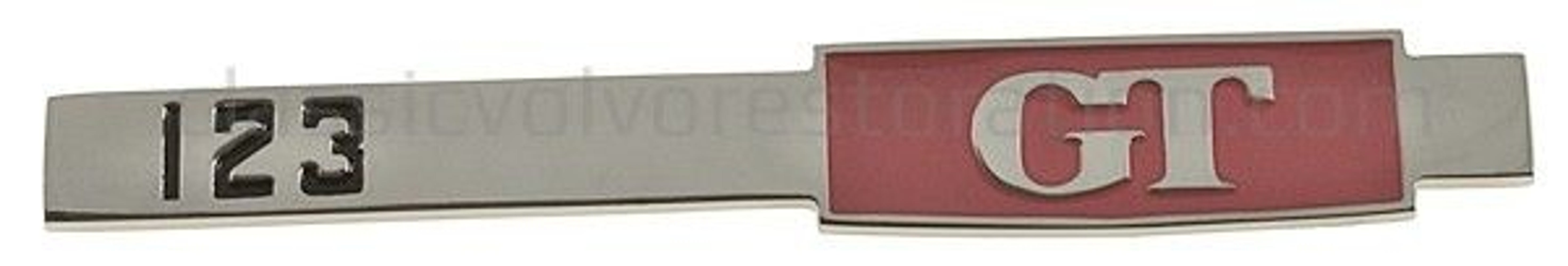 Emblem "123 GT" till Volvo Amazon bagage — bild 2 av 2