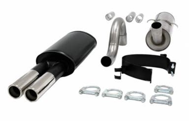 Avgassystem 2,5" sport till Volvo 740, 940, 1985-