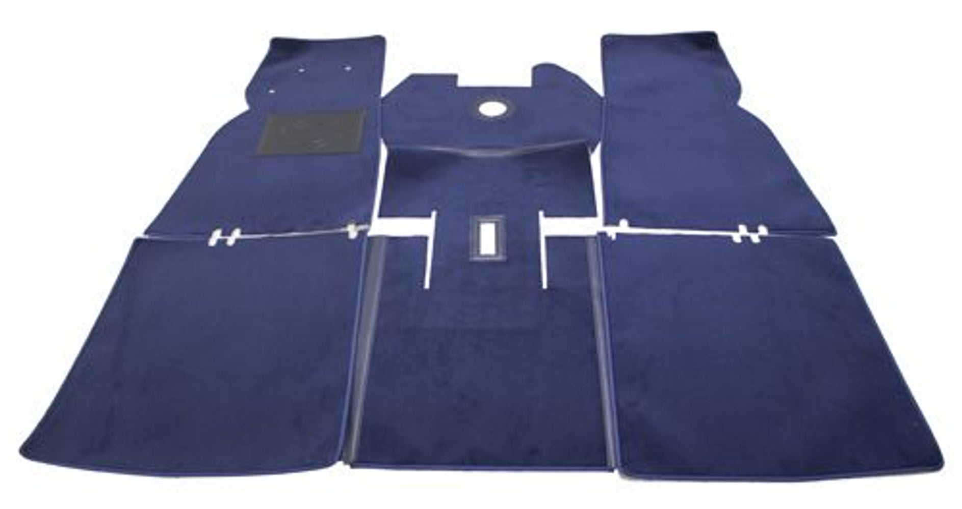 Mattsats till Volvo PV544, blå textil