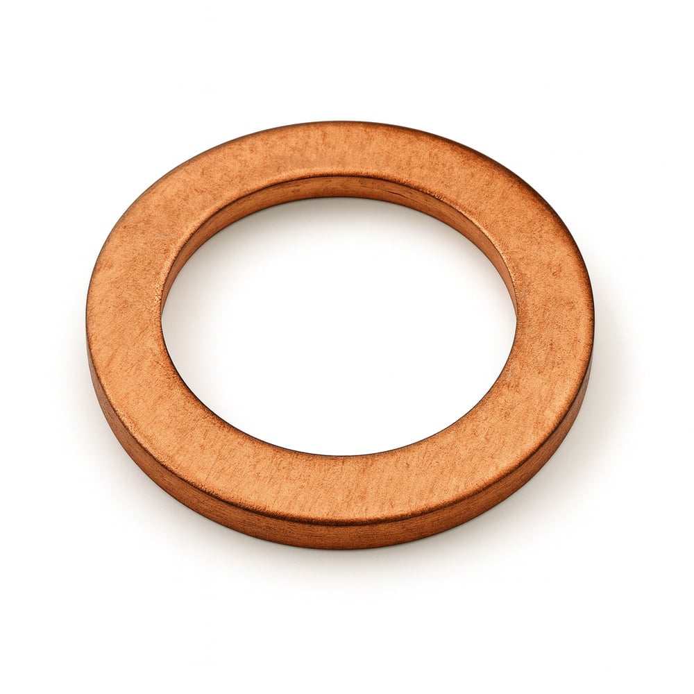 Kopparbricka 10,3x15,7x0,8 mm till Volvo PV444, PV544, Duett, Amazon, Amazon Kombi, 1800 — bild 1 av 2