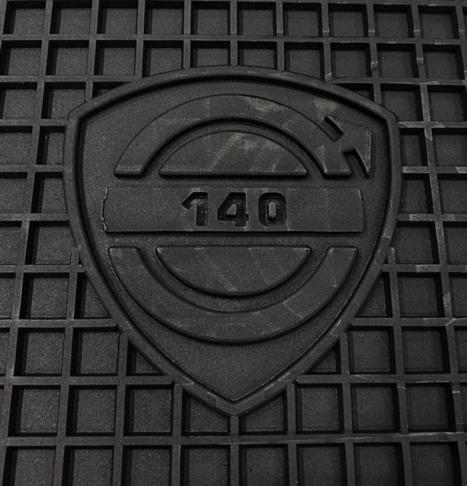 Mattsats Tillbehör till Volvo 140 1972, svart gummi — bild 2 av 2