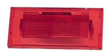 Rött glas dörrgavel till Volvo 740, 760, 940, 960