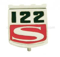 Emblem "122S" till Volvo Amazon 1965-70 — bild 2 av 2