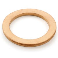 Kopparbricka 12,2x17,8x1,3 mm till Volvo PV444, PV544, Duett, Amazon — bild 1 av 2