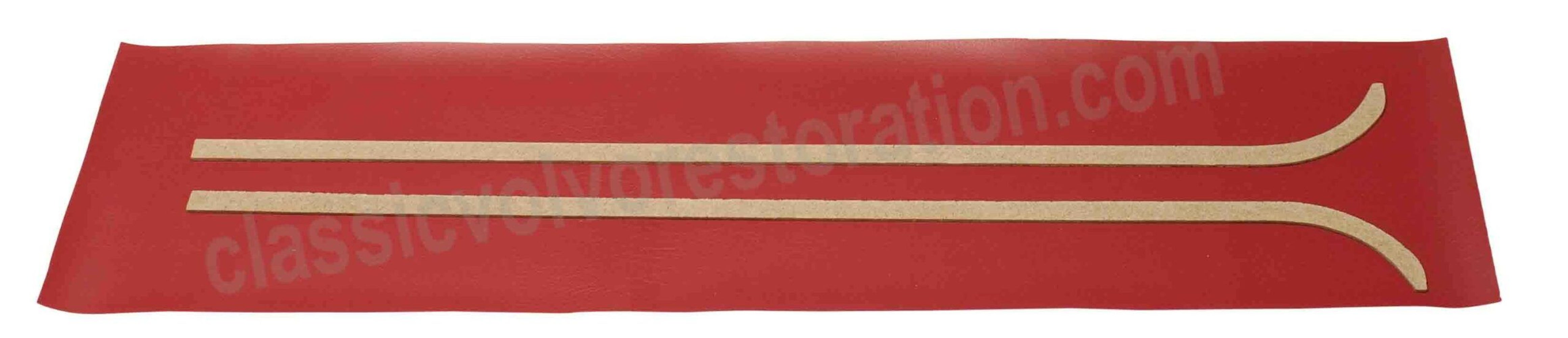 Paneler B-stolpe till Volvo PV544, Duett 1962-63, röd