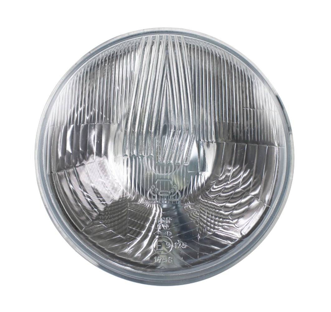 Strålkastare H4 7" kupat glas — bild 1 av 3