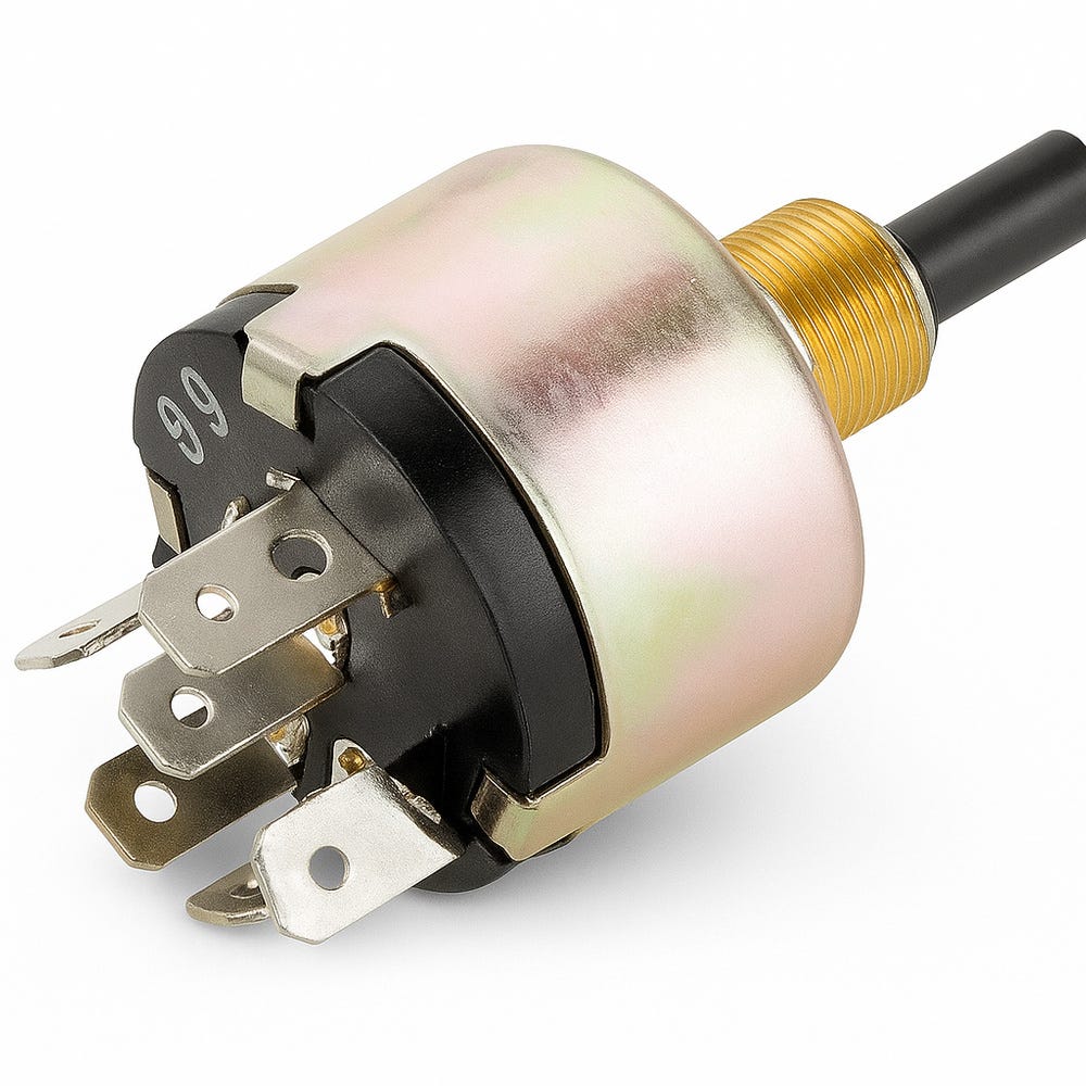 Strömställare värmefläkt/ventilation till Volvo 240, 245, 260, 262, 265, 4-steg, 1983- — bild 2 av 2