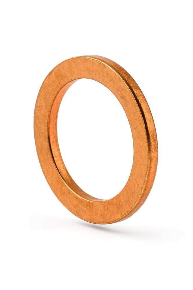 Kopparbricka 8,3x11,7x0,8 mm till Volvo 240, 260, 262, 740, 760, 940, S40, V40