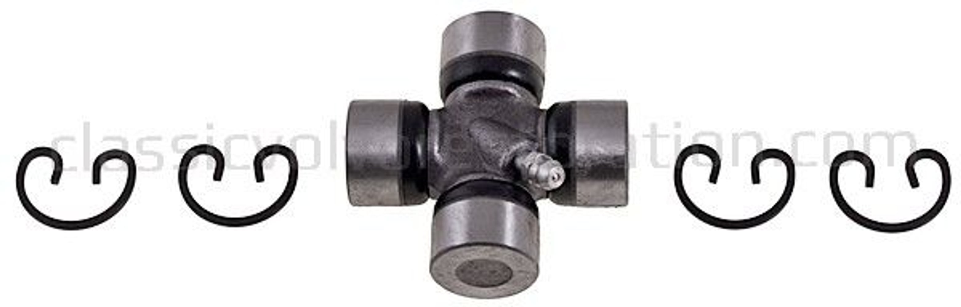 Knutkors med smörjnippel (axel 44,5 mm) till Volvo PV444, PV544, Amazon, 1800, 140, 240, 740