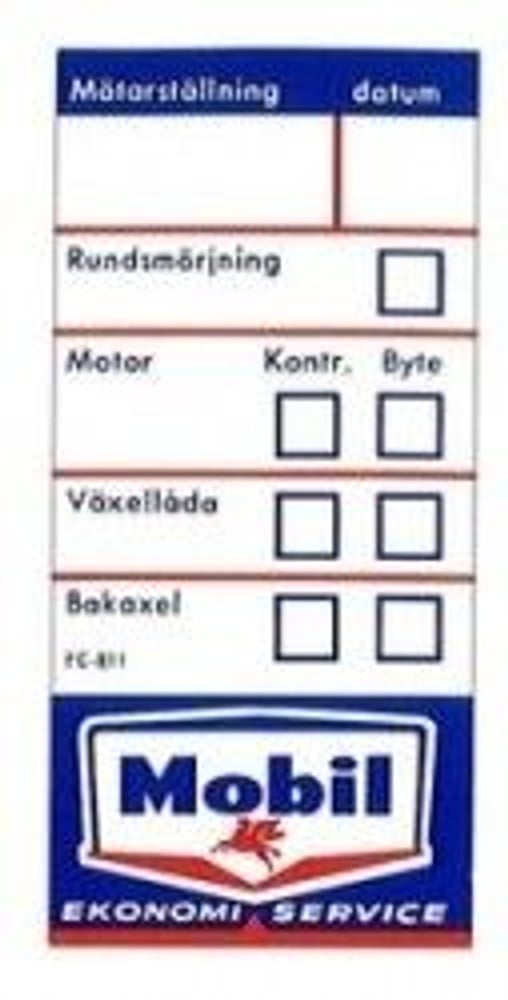 Dekal servicedekal Mobil — bild 1 av 2