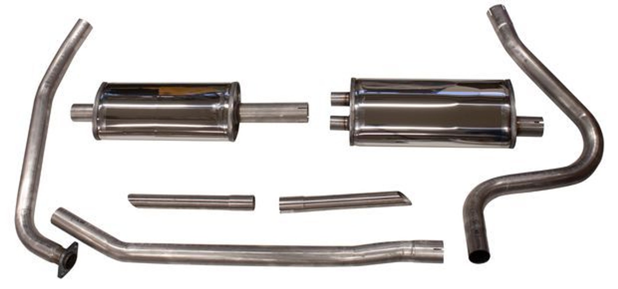 Avgassystem 2" enkelrör rostfritt till Volvo 1800, 1961-65