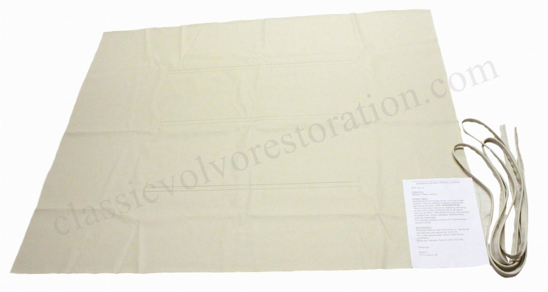 Innertak till Volvo 1800S, 1800E 1964-72, operforerad vinyl