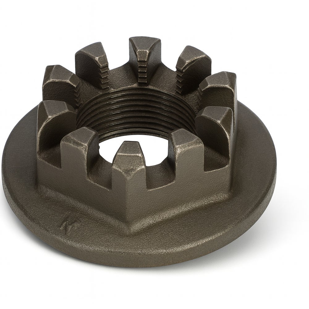 Mutter bromsnav framvagn M18 till Volvo 240, 260, 262, 740, 760, 780 — bild 2 av 2