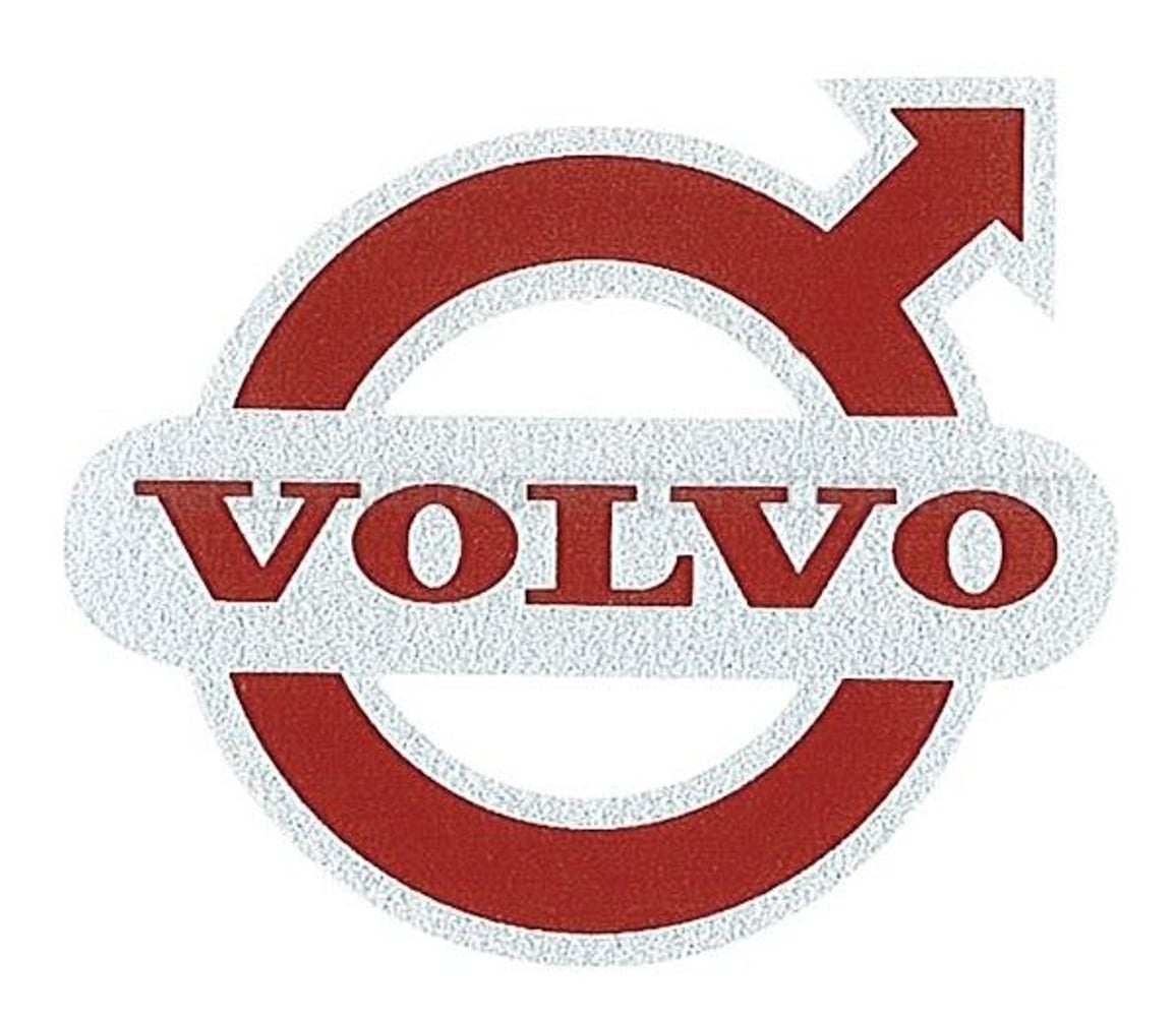 Dekal Volvo röd-silver — bild 2 av 2