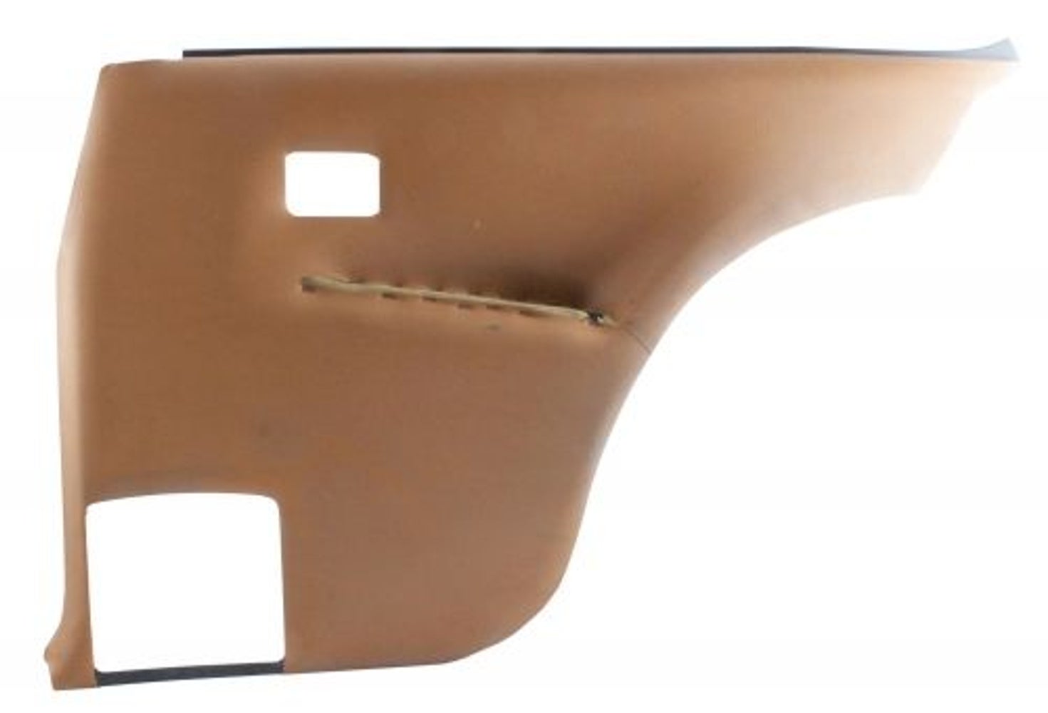 Sidopanel bak till Volvo 142, 1971, gulbrun, höger