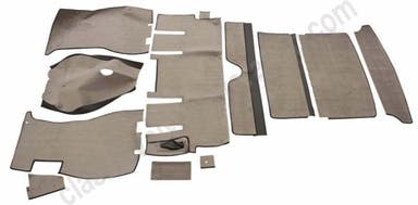 Mattsats till Volvo 1800E -71, grå textil