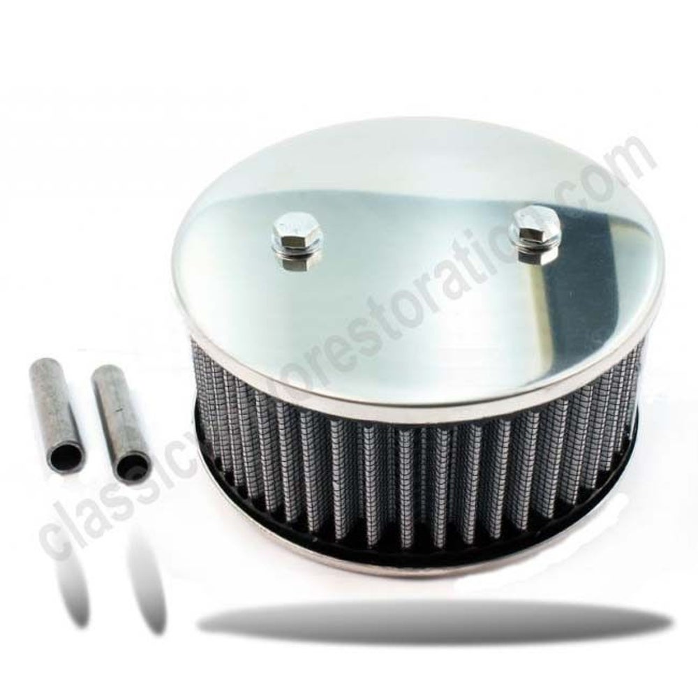 Luftfilter SU 2-bult High Performance Rostfri Hög till Volvo B18
