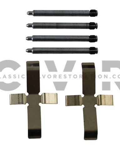 Monteringssats bromsbelägg fram till Volvo 140, 164, 240 1967-78 ATE non vent