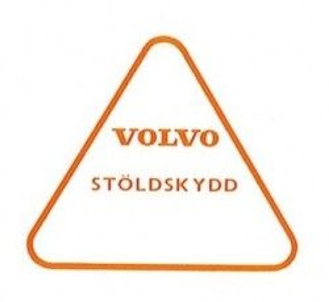 Dekal Stöldskydd — bild 1 av 2