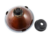Strålkastare H4 7" kupat glas — bild 2 av 3