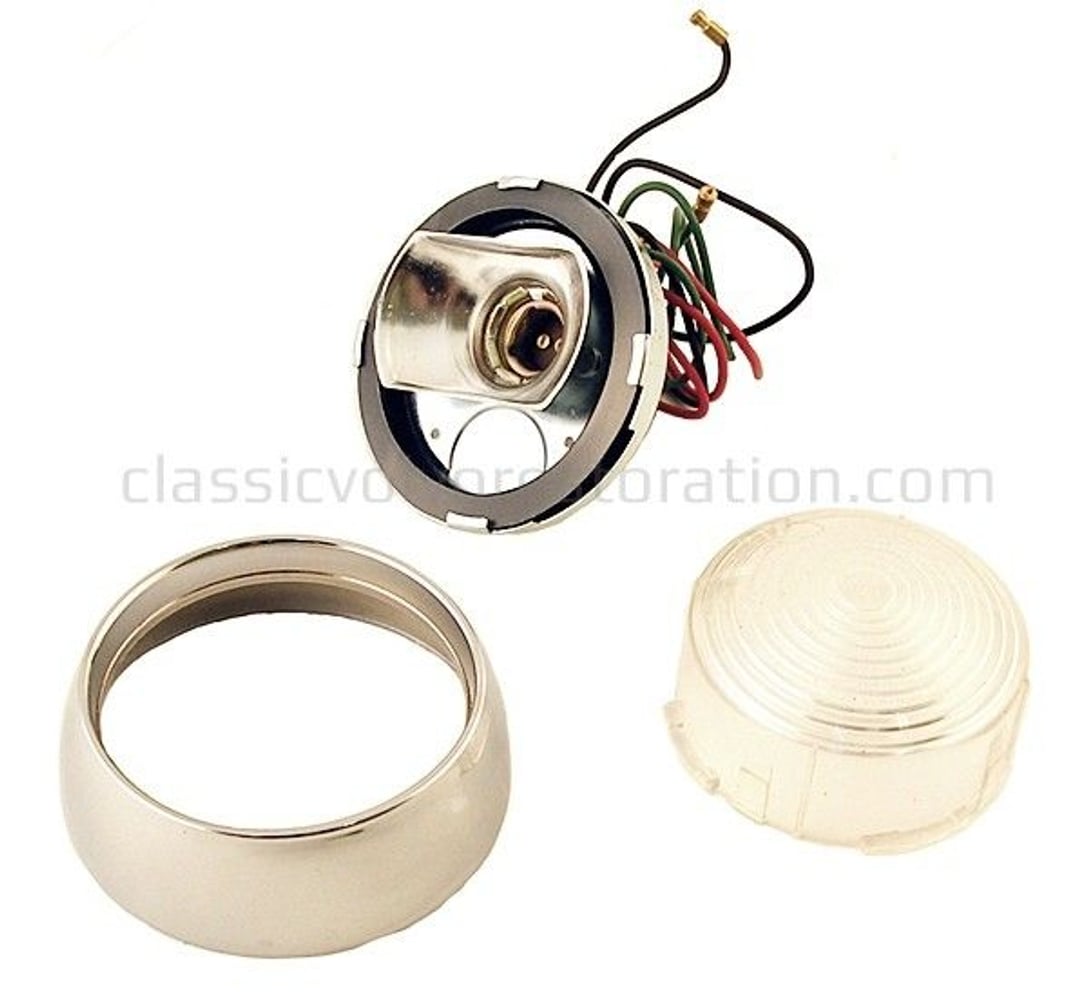 Blinkerssats till Volvo 1800, 1800S, vitt glas