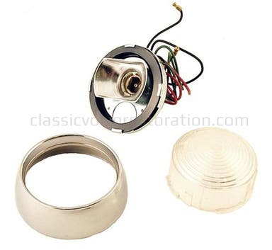 Blinkerssats till Volvo 1800, 1800S, vitt glas