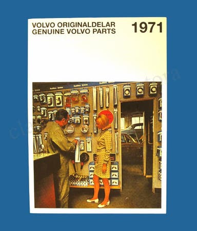Reservdelskatalog till Volvo PV544, Duett, Amazon, 140, 164 1962-71, Svenska