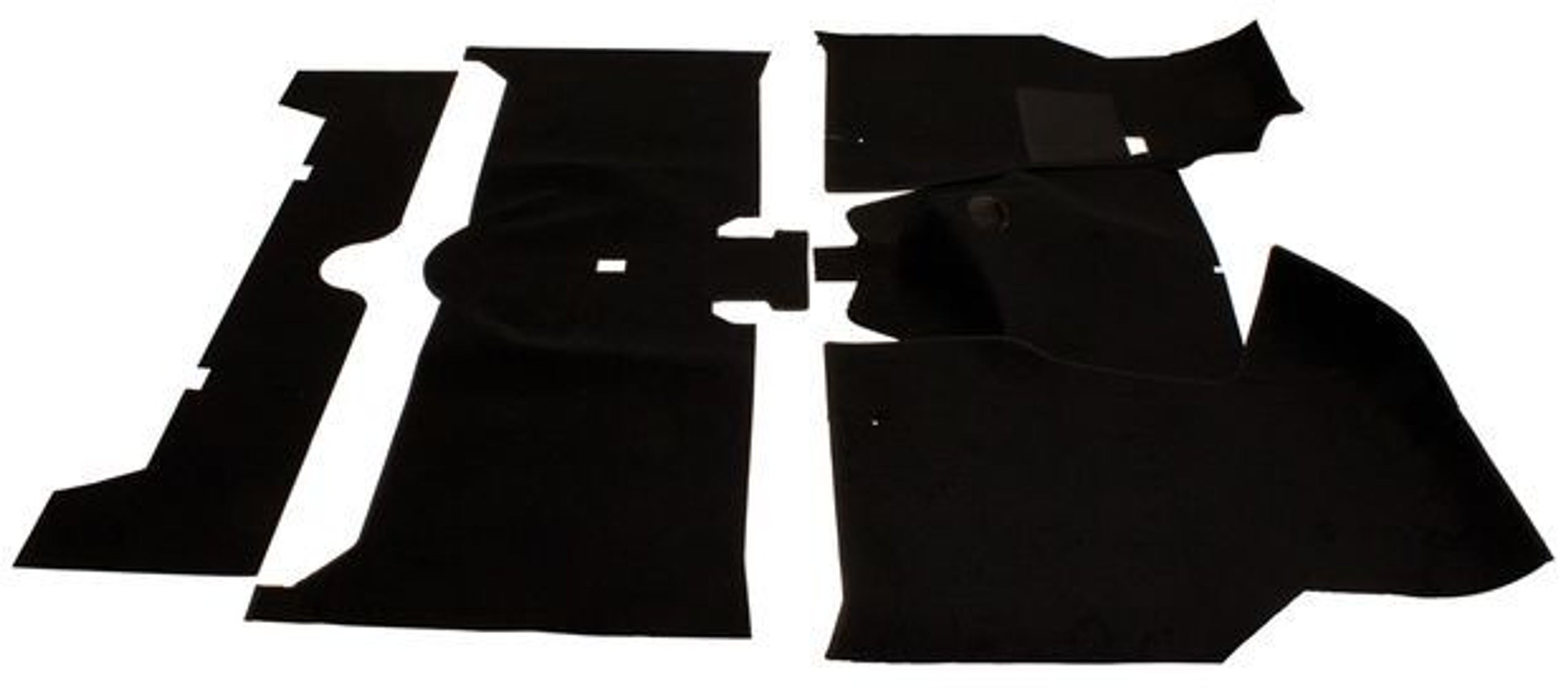 Mattsats till Volvo 140 1972, svart textil — bild 1 av 2