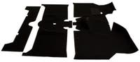 Mattsats till Volvo 140 1972, svart textil — bild 1 av 2
