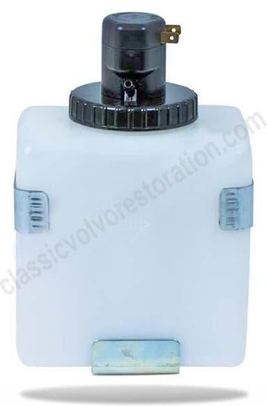 Spolarpump med behållare till Volvo 1961-, Amazon, 1800S 1967-, 140, 164, 240